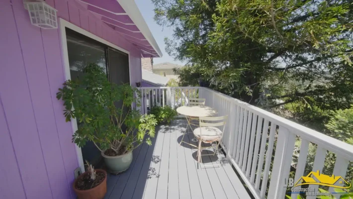 vibrant project done by a deck contractor