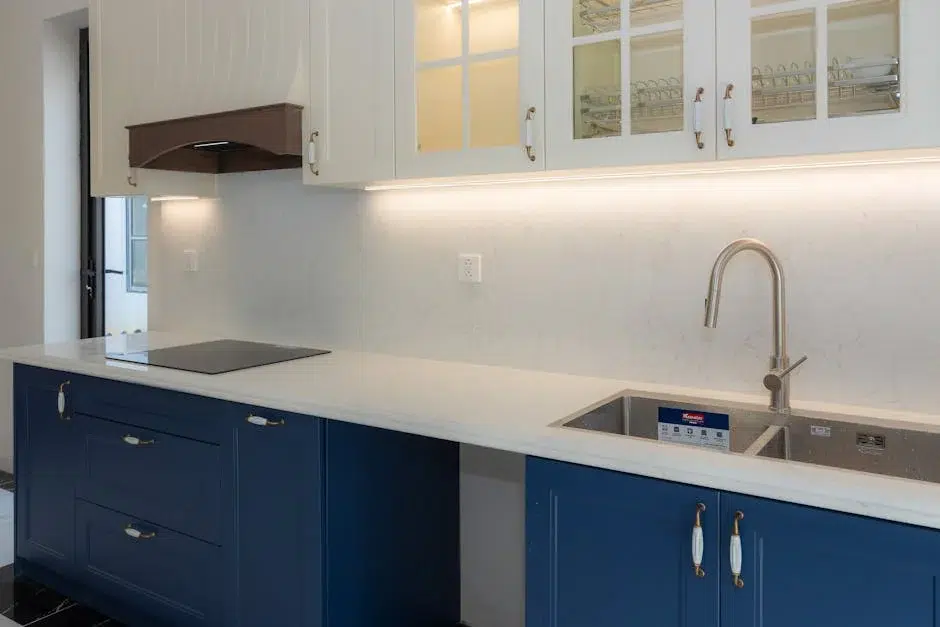 expert kitchen remodel financing Belmont CA team at work by LB Construction